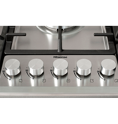 HISENSE ESTUFA | 5 HORNILLAS | HGH751SS - Hisense electrodomésticos