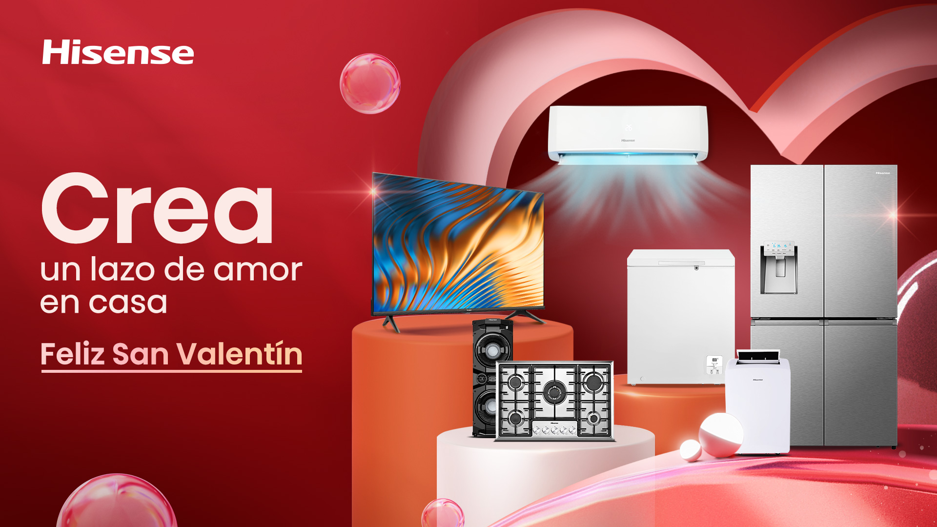 Hisense presenta los regalos tecnológicos más innovadores para este San Valentín
