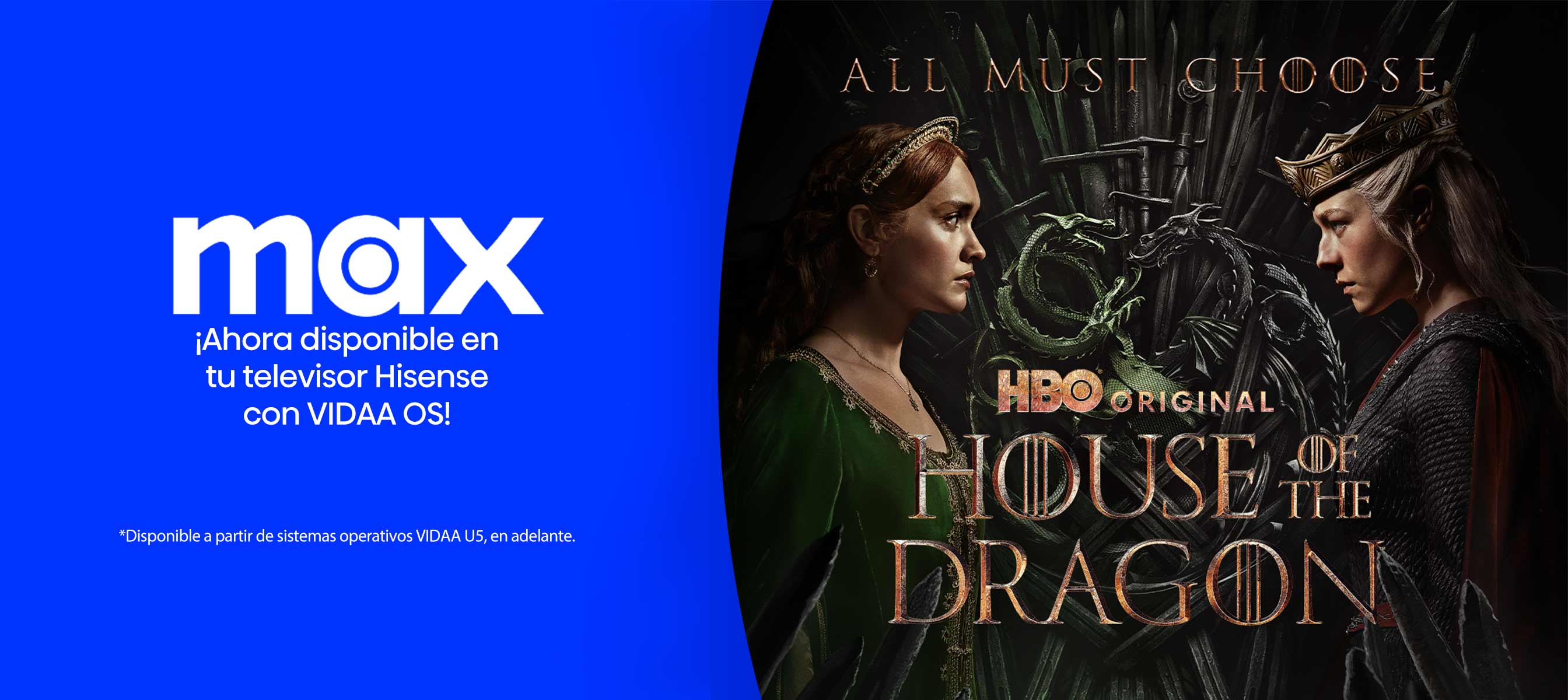 Aplicación Max ahora disponible en los televisores con la plataforma VIDAA de Hisense