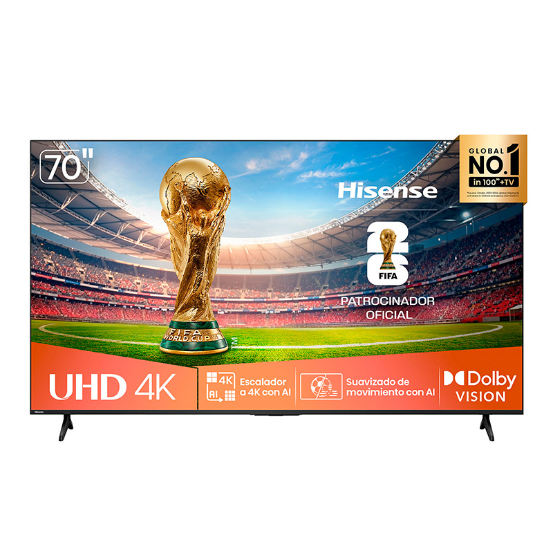 HISENSE UHD 70″ | VIDAA | 70A6NV - Hisense electrodomésticos