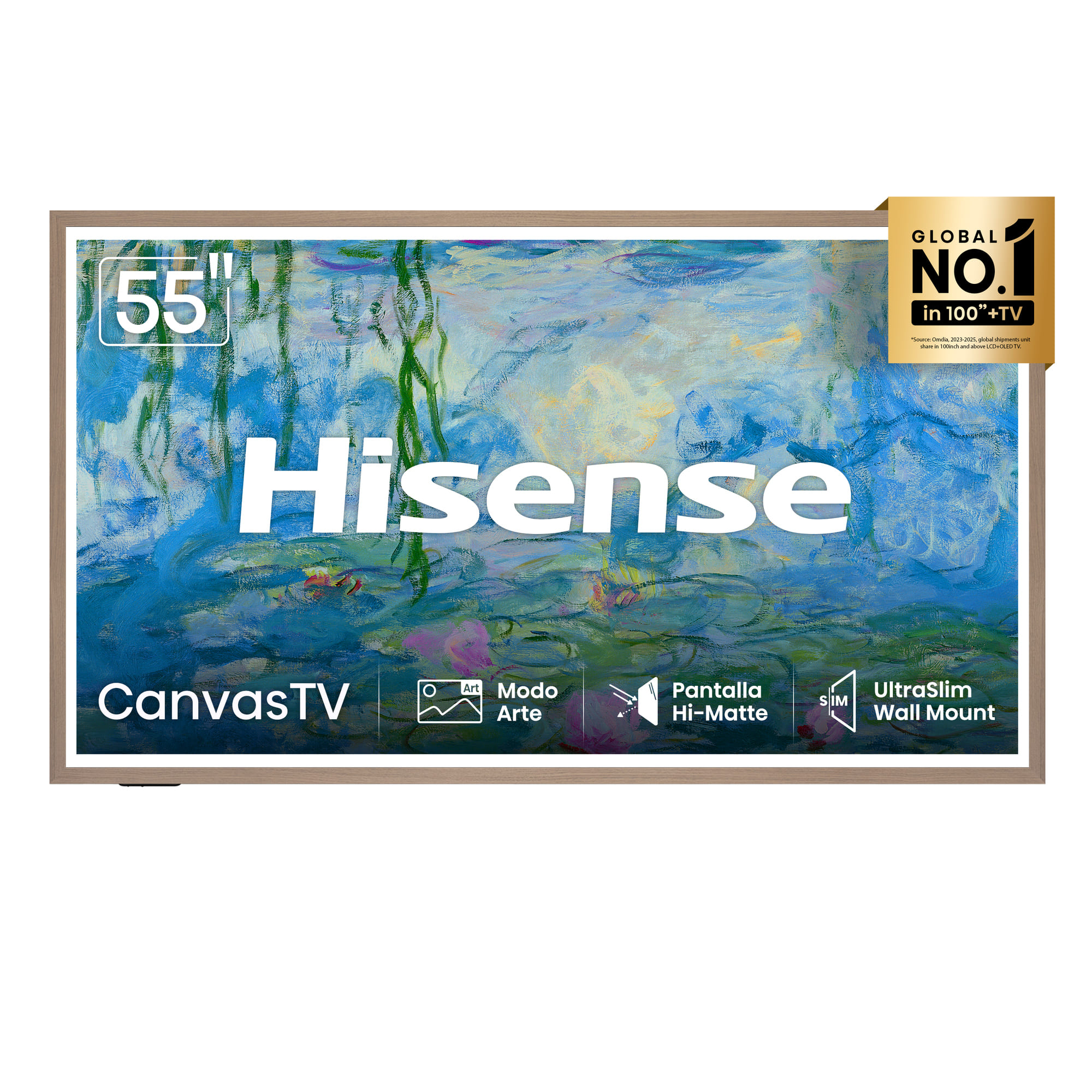 HISENSE CANVAS TV DE 55″ | GOOGLE TV | 55S7SG