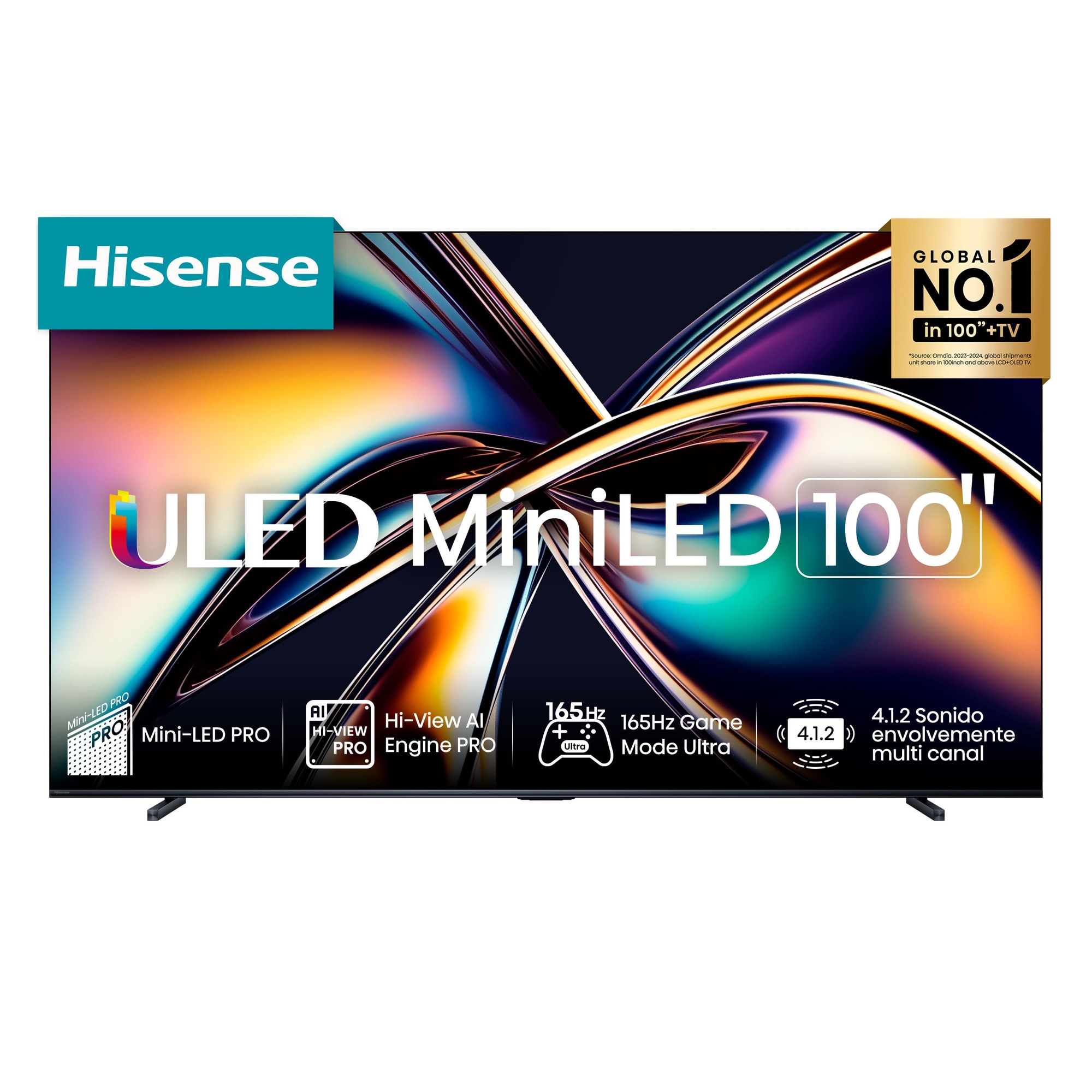 HISENSE ULED MINILED 100″ | GOOGLE TV | 100U8Q