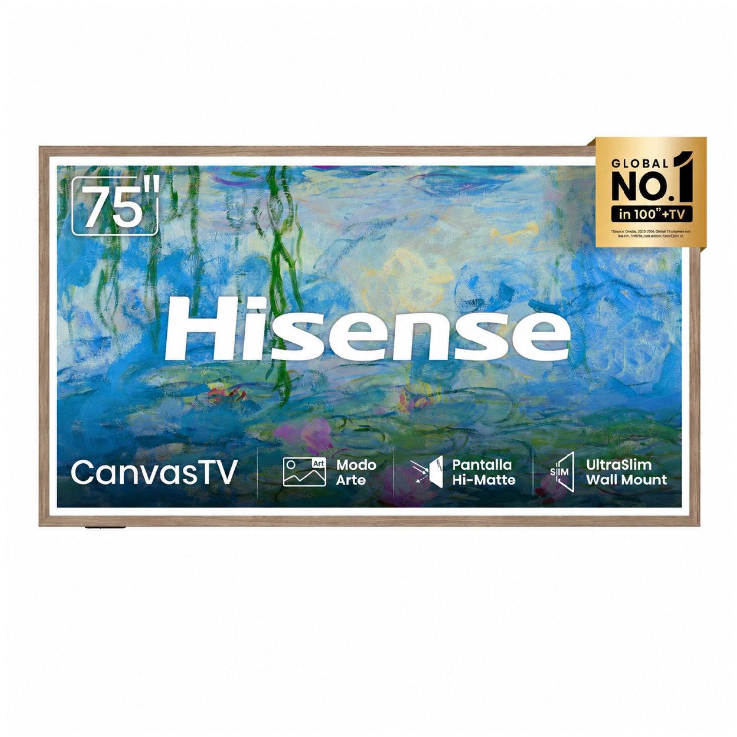 HISENSE CANVAS TV DE 75″ | GOOGLE TV | 75S7SG