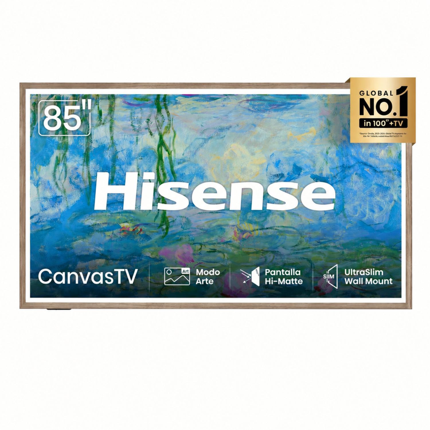 HISENSE CANVAS TV DE 85″ | GOOGLE TV | 85S7SG