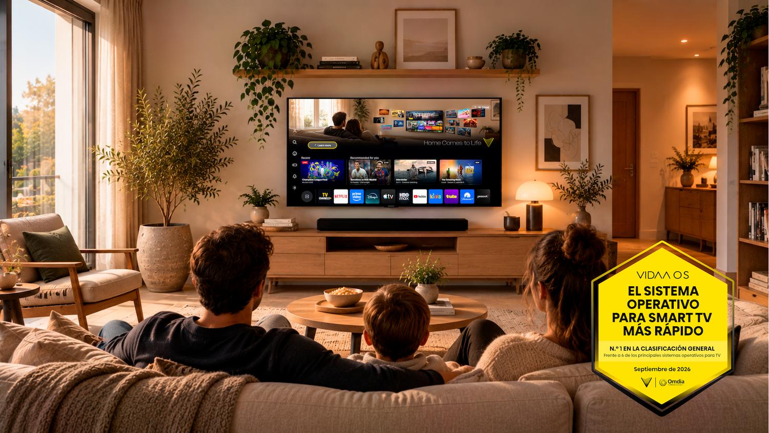 VIDAA, la plataforma más rápida en general entre los principales sistemasde Smart TV, según una nueva prueba de rendimiento de Omdia