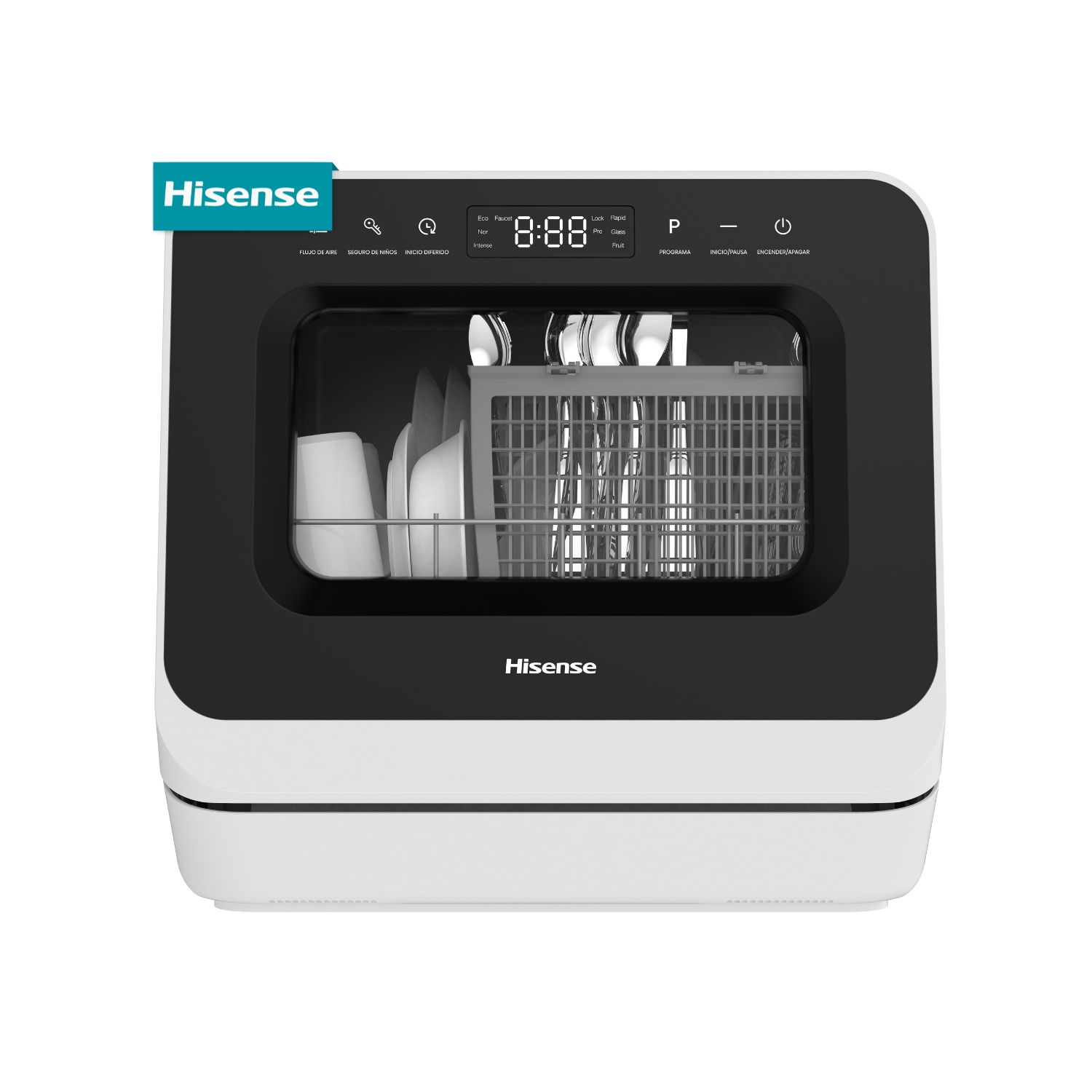 LAVAPLATOS DE SOBREMESA HISENSE | 3 SETS | WQP4-6207