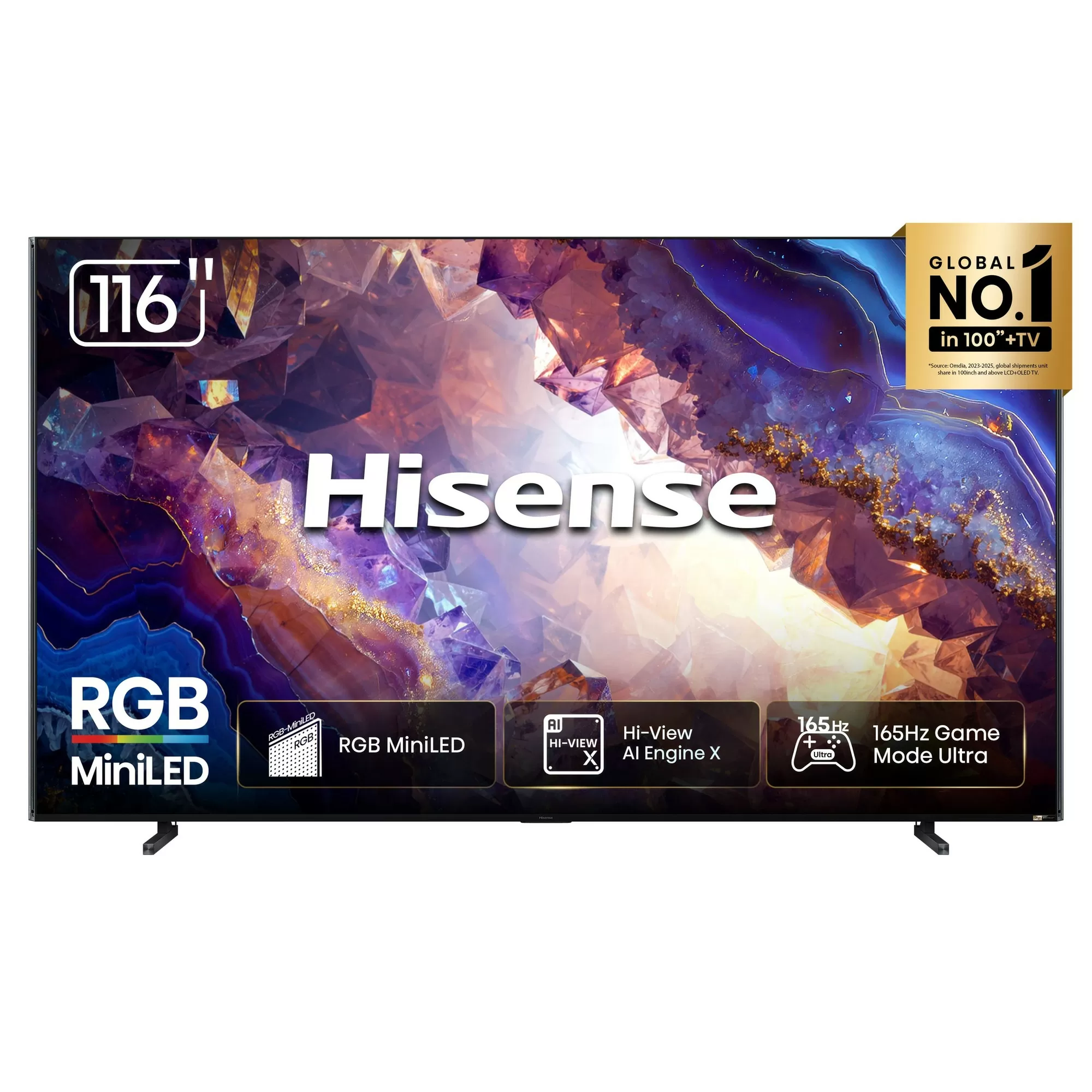 HISENSE ULED RGB MINILED 116″ | GOOGLE TV | 116UX