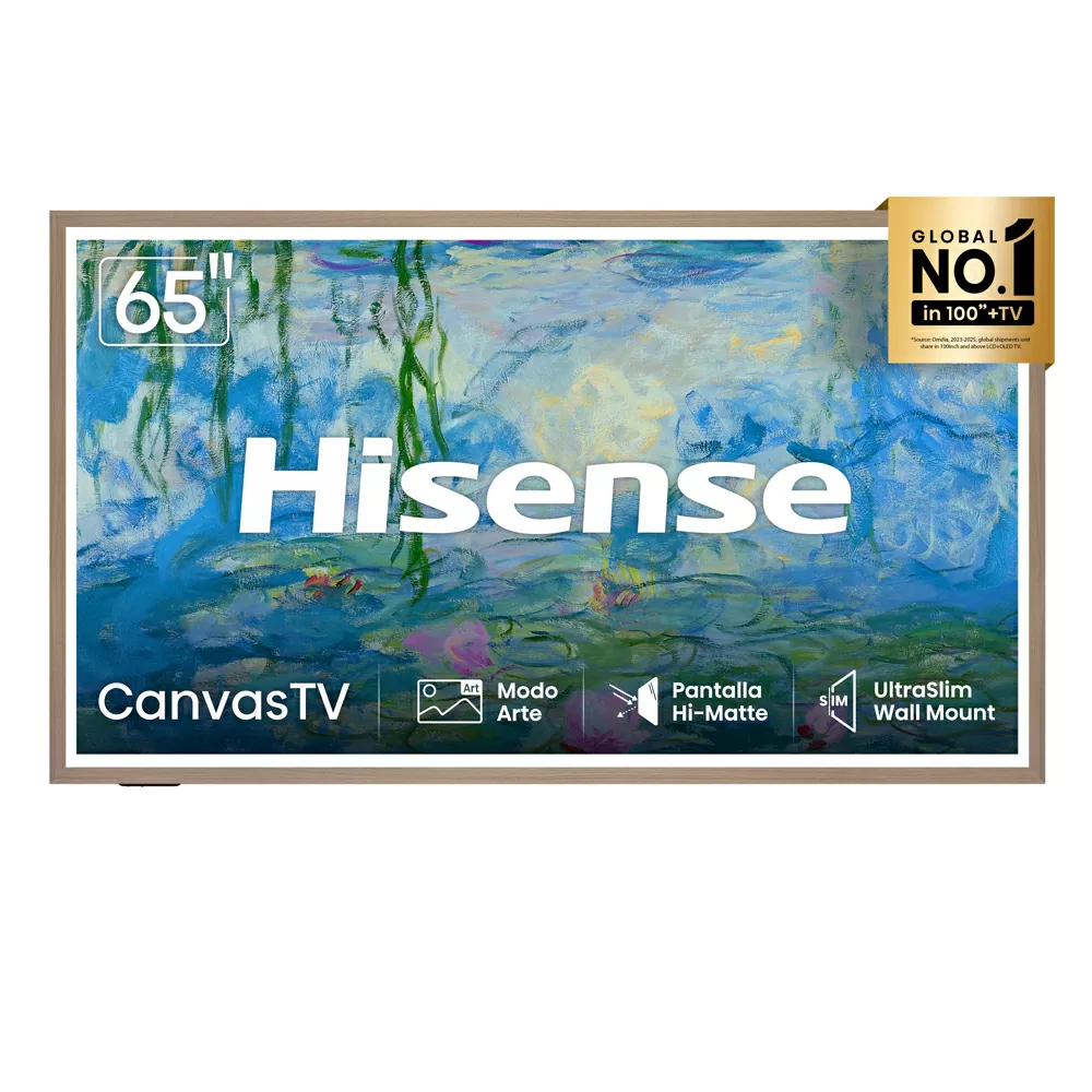 HISENSE CANVAS TV DE 65″ | GOOGLE TV | 65S7SG