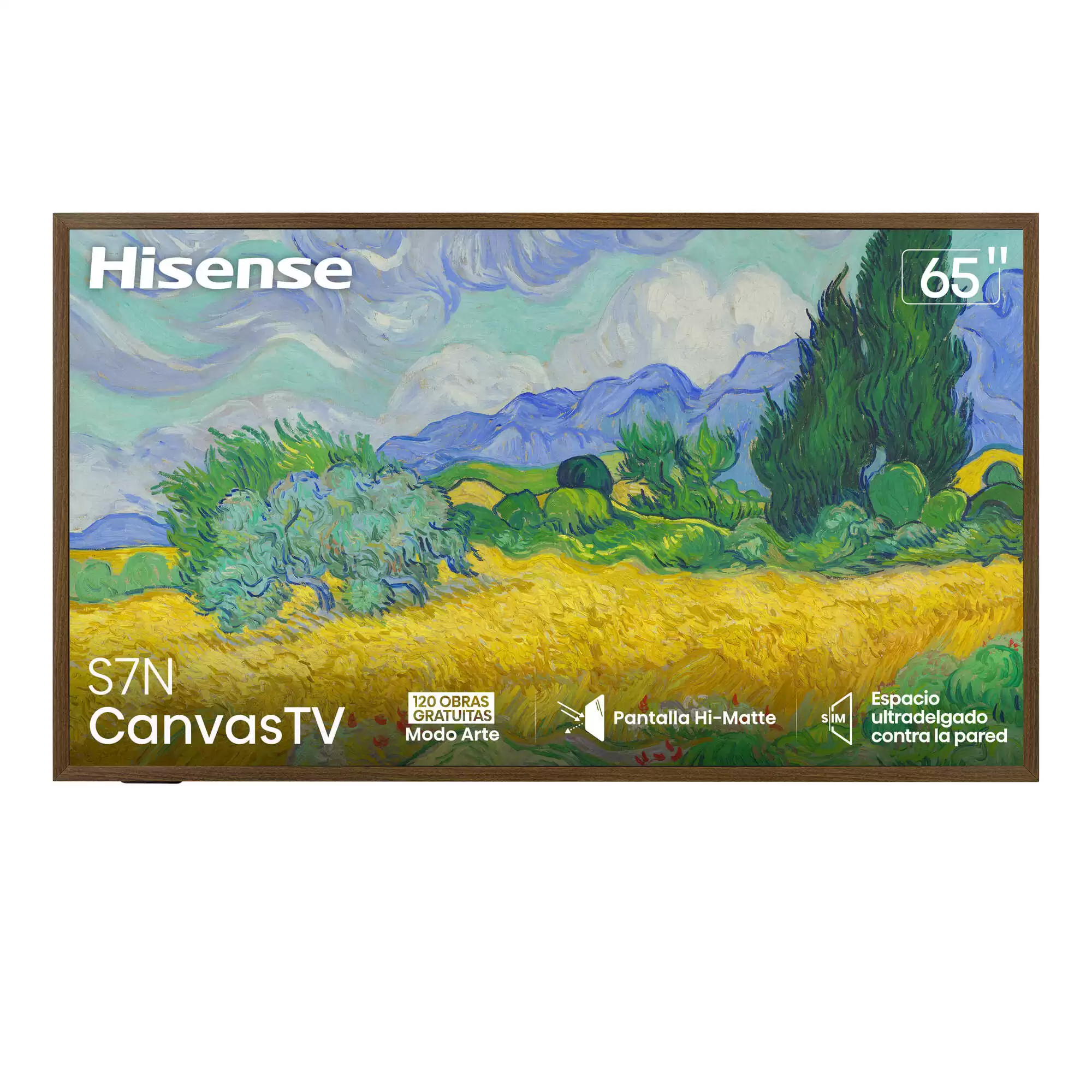 HISENSE CANVAS TV DE 65″ | GOOGLE TV | 65S7N